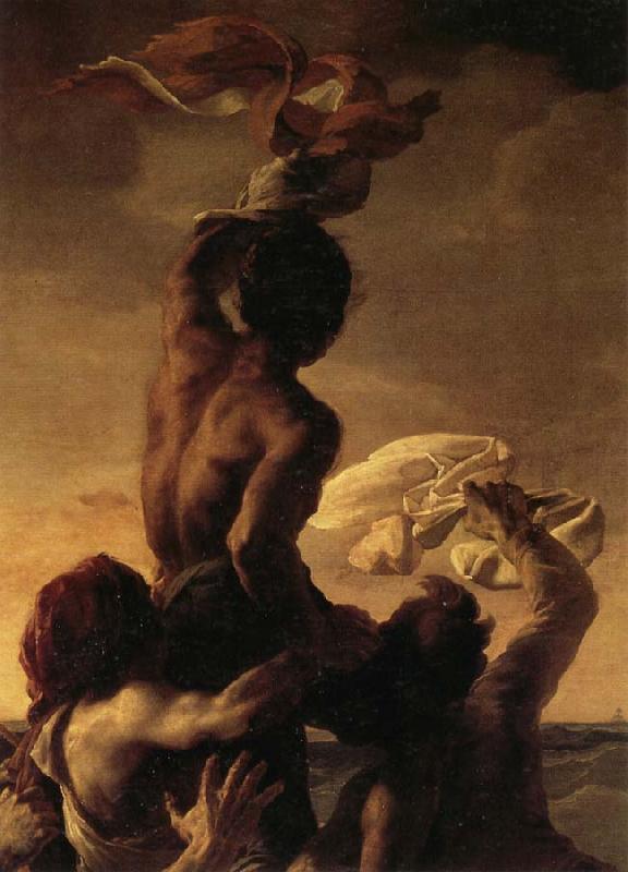 Theodore Gericault Details of The Raft of the Medusa France oil painting art